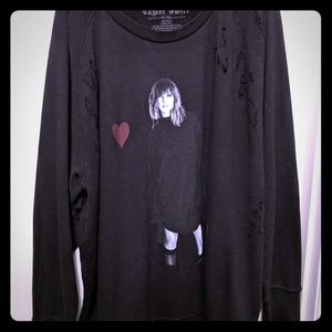 Distressed Taylor Swift sweatshirt